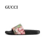 Color: 89 - Size: eur 46 - GUCCI Adidas Designer Slipper Rubber Slides Sandal Floral brocade Fashion Mens Gear bottoms Flip Flops Striped Womens Designers Loafers Beach Shoes