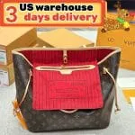 Color: White checkered_pink lining - louisvvuittonbagg designer bag neverful tote bag luxury bag crossbody purses designer bags for women handbag designer women crossbody bag shoulder bag sac de lux