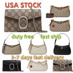 Color: Color 9 - Designer Bag Luxury Fashion bag Dionysus Womens Shoulder Bag Top Quality Solid Color guccibag with Chain Fashion Bag small bag AAA123