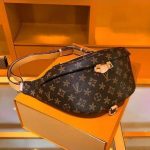 Color: Grey - 10A Bumbag Cross Body lvslys Waist Bags Temperament Fanny Pack Bum embossing flowers Famous soft leather louislys Luxurys designers bags vuittonhandbags bag sac