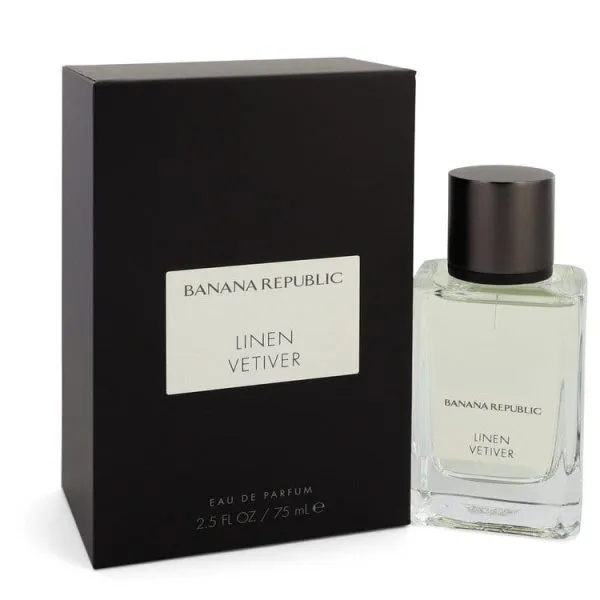 Banana Republic Linen Vetiver by Banana Republic Eau De Parfum Spray (Unisex) 2.5 oz (Women)