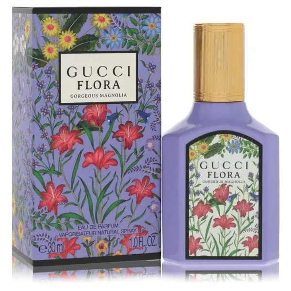 Flora Gorgeous Magnolia by Gucci Eau De Parfum Spray 1.0 oz (Women)