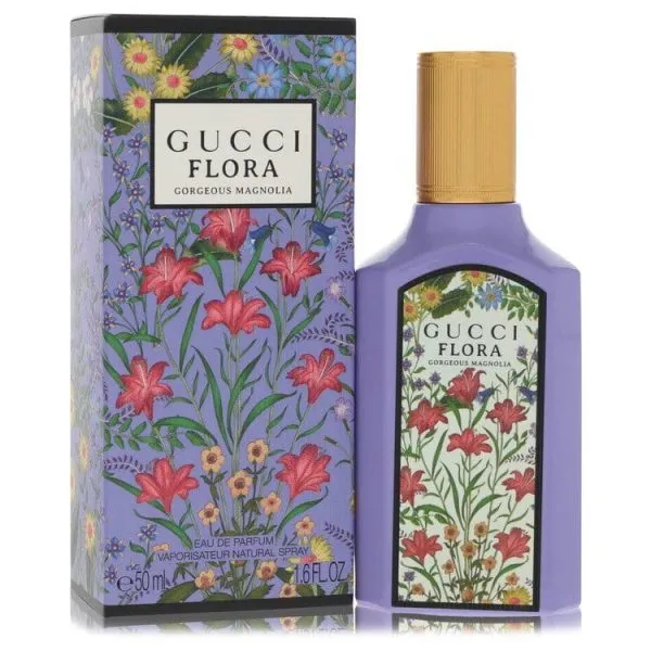 Flora Gorgeous Magnolia by Gucci Eau De Parfum Spray 1.6 oz (Women)
