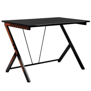 Home Office Modern Ergonomic Study Computer Desk for Small Space - BLACK