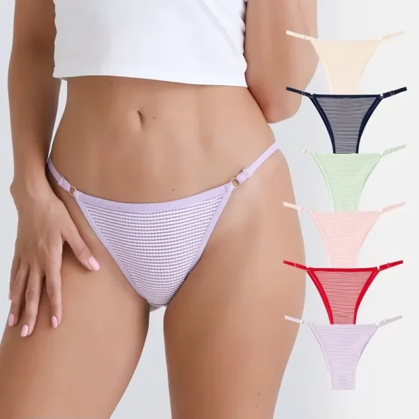 1Pc Women's Brazilian Panties Adjustable Buckle Briefs Seamless Underwear Winter Warm Comfort Panty Women Sexy Lingerie S-XL