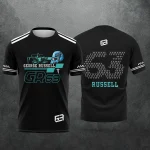 2026 New Racing No. 63  Rider George Russell  Fan 3D Printed Pattern T-Shirt Men Women Summer Casual Short Sleeve