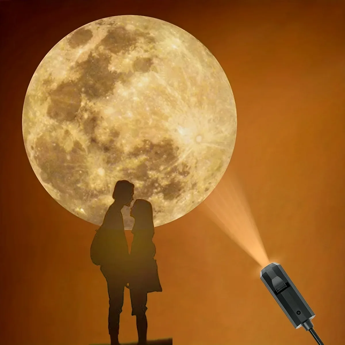 USB Ceiling Moon Earth Projection Atmosphere Light Starry Sky Lamp Night Light Romantic Bedroom Decoration Galaxy Projector - Image 5