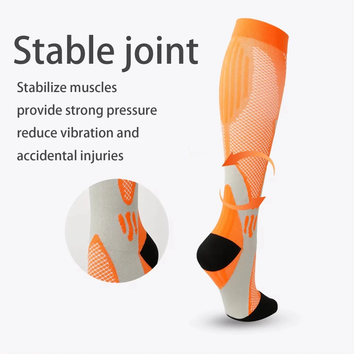 1PAIR Compression Socks Sport Socks Medical Nursing Stockings Prevent Varicose Veins Socks Pregnancy Nursing Athletic Soccer SOX - Image 4