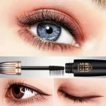 Waterproof 4D Mascara Thick Long Smudge-proof Plump Encrypted Long-lasting Curling Large Eye Makeup Makeup Tools