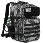 45L Tactical Backpack survival Bag Hunting MOLLE Backpack GYM For Men EDC Outdoor Hiking Rucksack Witch Bottle Holder