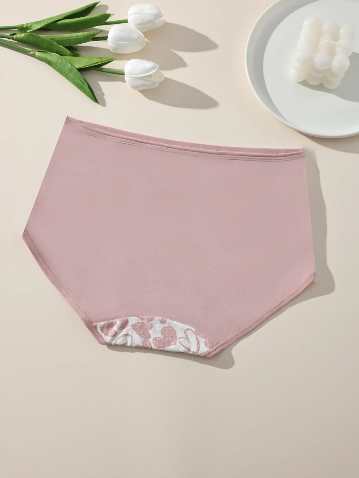 6Pcs Womens High Waist Cotton Underwear Belly Tightening Hip Lifting Oversized Comfortable Triangle Shorts - Image 3