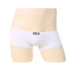 Men's Cotton Underwear Low-rise Mini Boxer Shorts Slim Underpants Very Low-rise Breathable Boxers Man Solid Color Lingerie