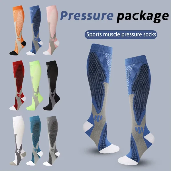 1PAIR Compression Socks Sport Socks Medical Nursing Stockings Prevent Varicose Veins Socks Pregnancy Nursing Athletic Soccer SOX