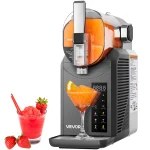 SucceBuy Slushie Machine 2L/68oz No Ice Needed Slushy Machine Frozen Drink Maker with 6 Preset Programs Margarita Machine