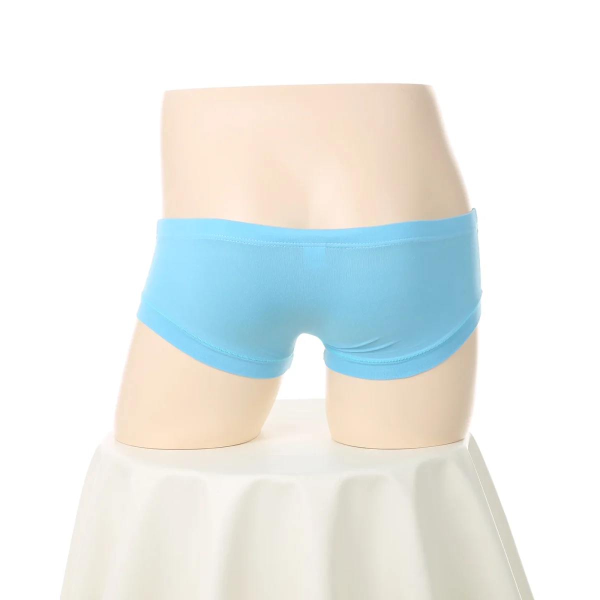 Men's Cotton Underwear Low-rise Mini Boxer Shorts Slim Underpants Very Low-rise Breathable Boxers Man Solid Color Lingerie - Image 3