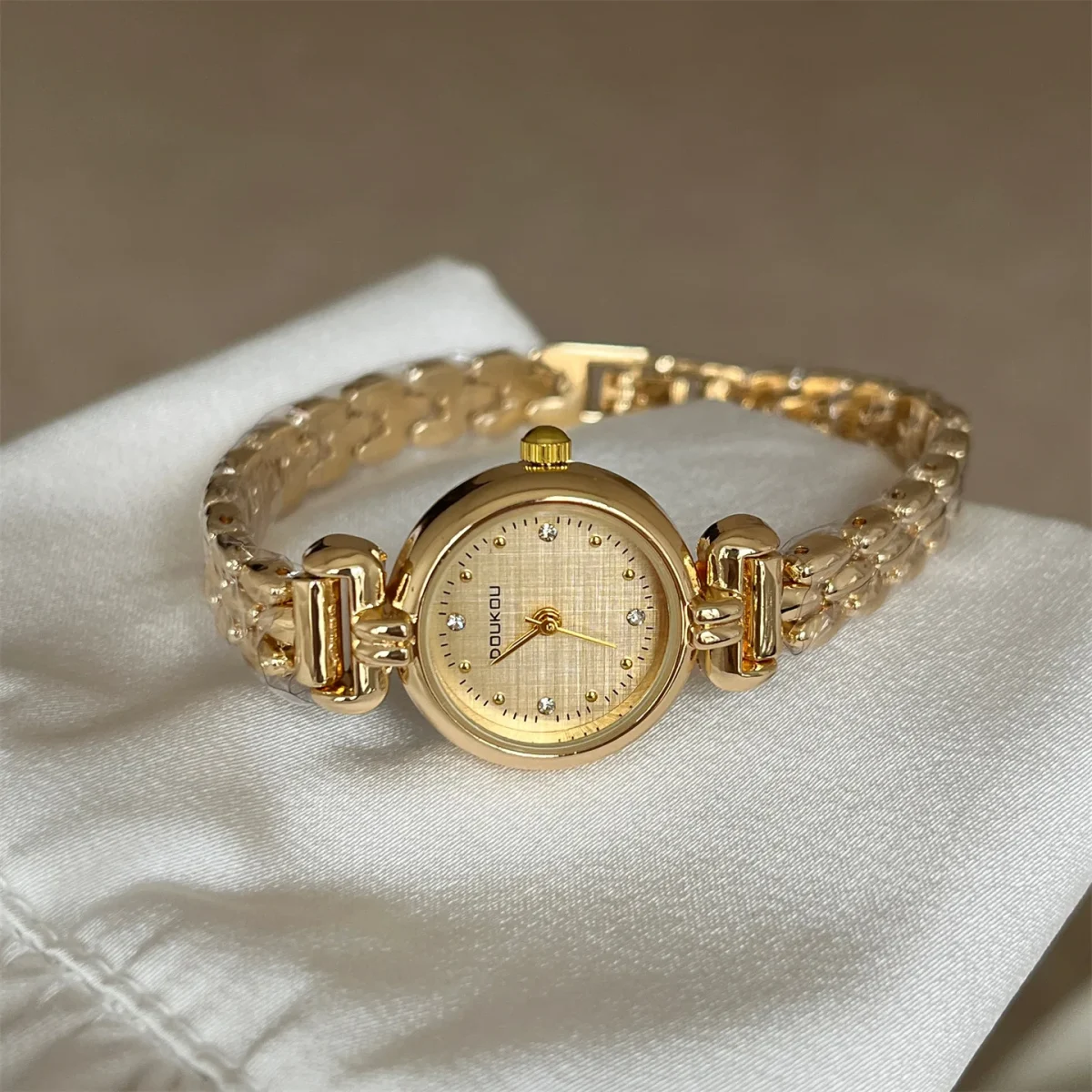 Brand Women Watch Luxury Small Dial Gold Watch Fashion Bracelet Quartz Wristwatches Dropshipping Clock Gift Relojes Para Mujer - Image 8