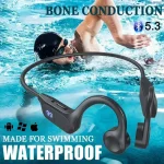 Wireless Earphone  Sport Swimming Bone Conduction Bluetooth Compatible Headphone Hand-free With Mic For Running X7 Earbuds