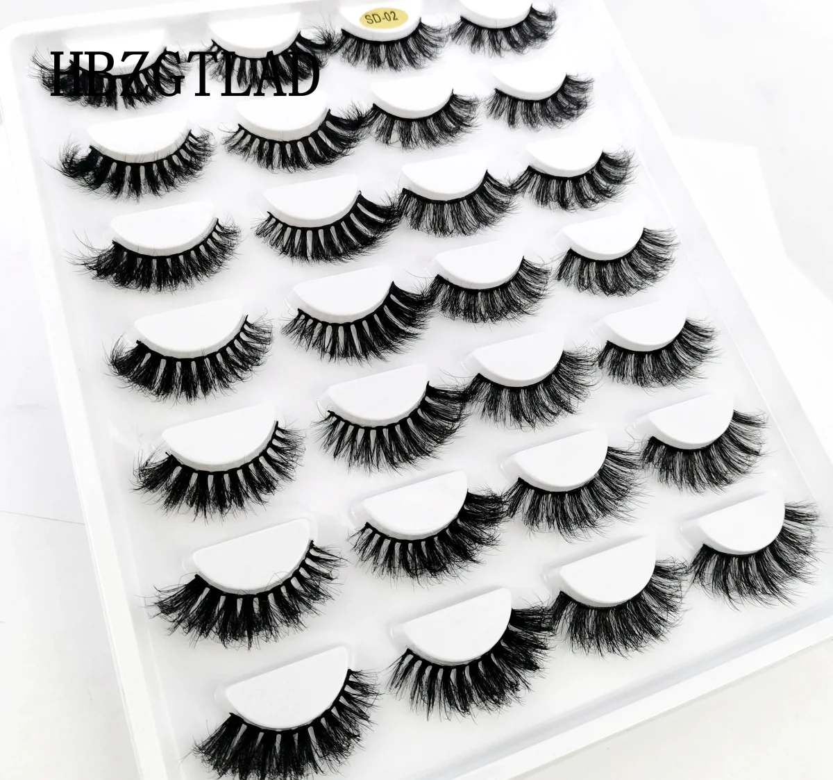 HBZGTLAD 14 Pairs Eyelashes 25mm Faux Mink Eyelashes Long Lasting Fluffy Mink Lashes Dramatic Volume lashes Extension Thick Long - Image 17