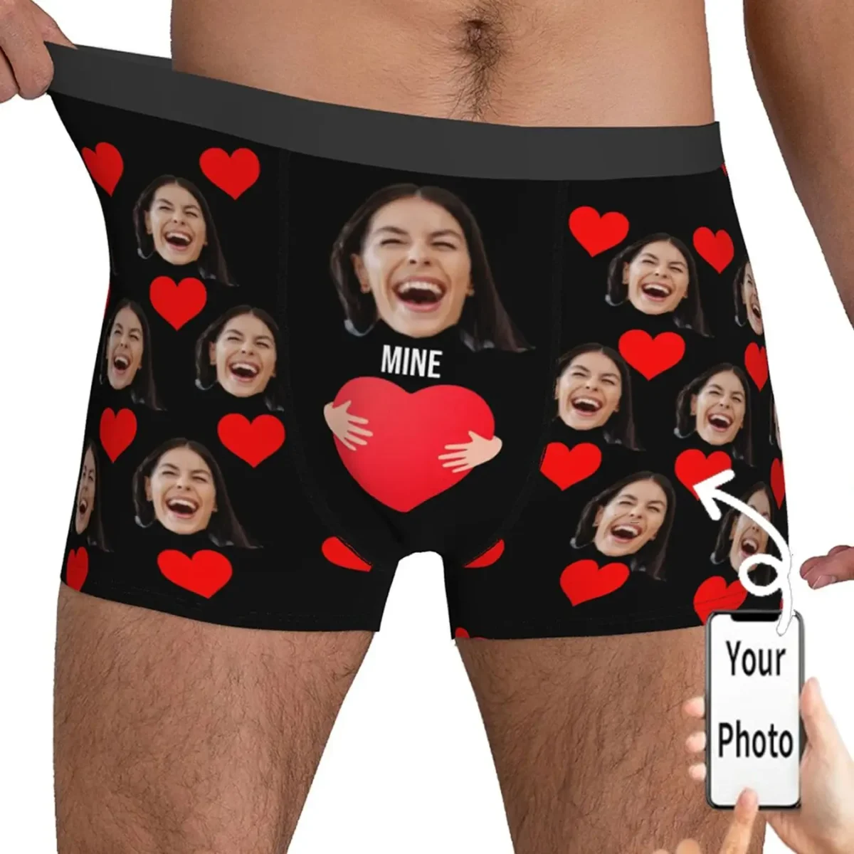 Personalized Underwear for Men Custom with Picture Underwear with Photo Personalized Boxers Face Boxer Father's Day Gift for Dad - Image 7