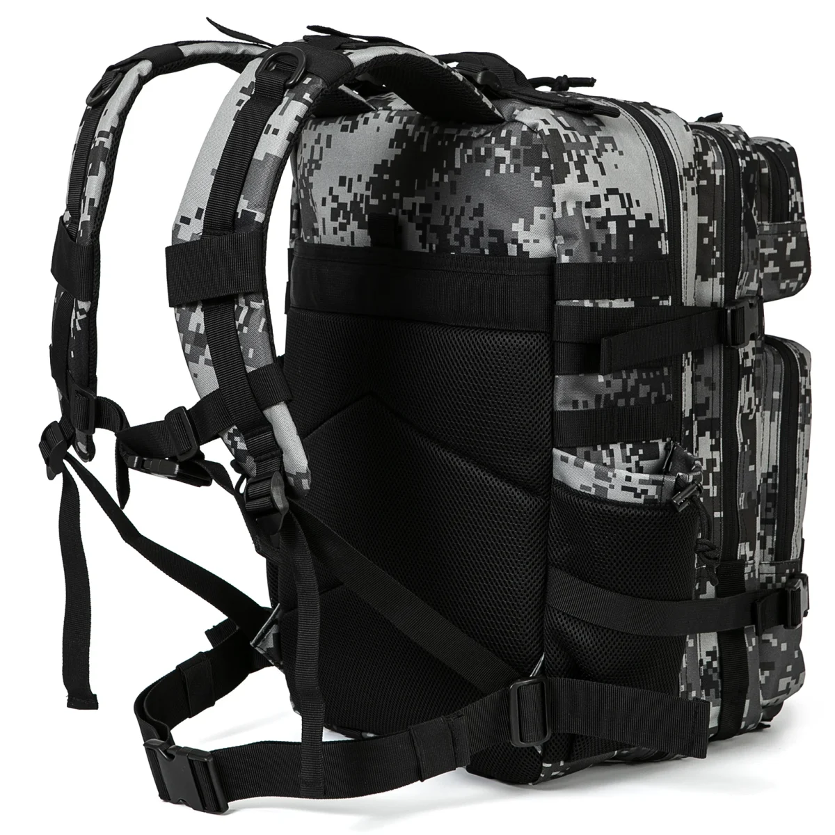 45L Tactical Backpack survival Bag Hunting MOLLE Backpack GYM For Men EDC Outdoor Hiking Rucksack Witch Bottle Holder - Image 3