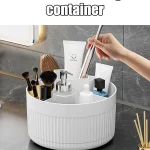 360 ° Table Top Rotary Makeup Brush Storage Container Cosmetics Shelf Dresser Eye Shadow Brush Lipstick Pen Holder