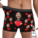 Personalized Underwear for Men Custom with Picture Underwear with Photo Personalized Boxers Face Boxer Father's Day Gift for Dad