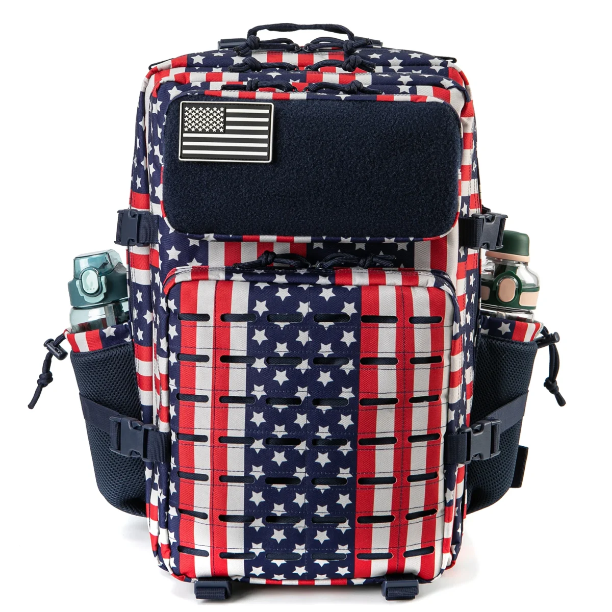 45L Tactical Backpack survival Bag Hunting MOLLE Backpack GYM For Men EDC Outdoor Hiking Rucksack Witch Bottle Holder - Image 14