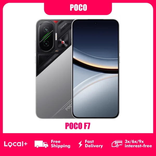 POCO F7 5G 12GB 256GB/512GB NFC Smart Cellphone Snapdragon 8S Gen 4 6500mAh Battery