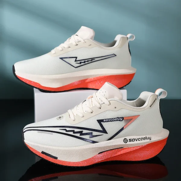 Running Shoes Carbon Board Speciality Marathon Men Sports Breathable Lightweight Women's Comfortable Athletic Nonskid Sneakers