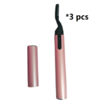 Color: Pink 3pcs - Electric Eyelash Curler