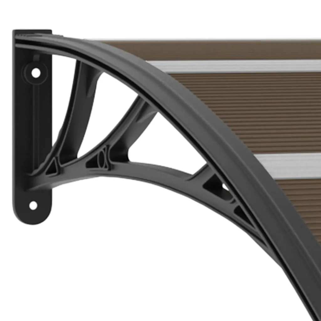 Door Canopy Black 47.2"x39.4" PC - Image 4