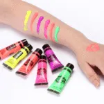 Color: Color 6pcs, Ml: 25ml - Environmentally friendly non-toxic body paint