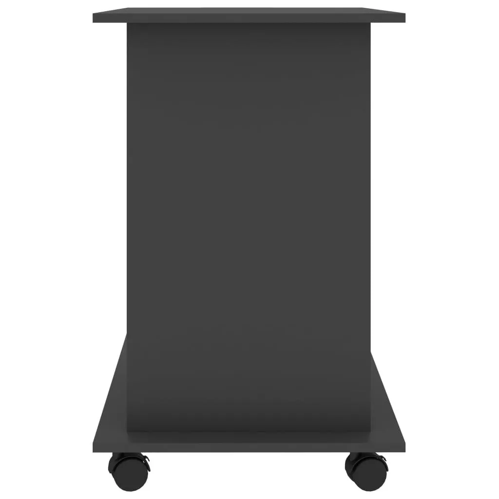 Computer Desk Gray 31.5"x19.7"x29.5" Engineered Wood - Image 5