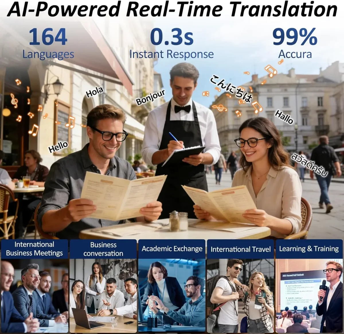 2026 New 3600mAh Large Capacity Smart Glasses 800W Pixel Anti-shake Camera 120+Language Translation Video Recording Call Glasses - Image 3