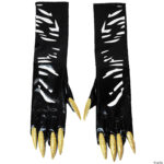 Cat scratch opera gloves
