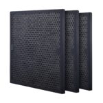 Active Carbon Filters, 3 Pack, 15.7'' x 15.7'' Air Filter Replacement, High-efficient Stage 2 Filters Compatible w/ BlueDri &  Scrubber, Air Purifiers, Water Damage Restoration Equipment