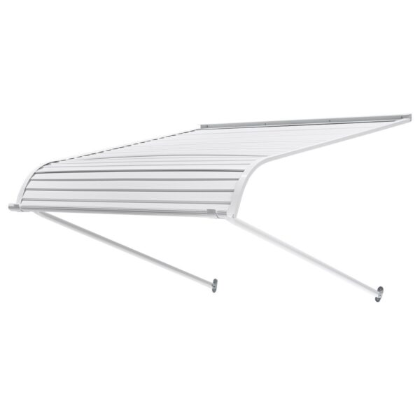 Aluminum Awning 40 x 42 in, Durable Window Awning Door Canopy, Lightweight and Stable Aluminum Exterior Awnings Rain Snow Sunlight Protection for Door Entrance Windows Patio Porch