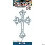 Biker cross biker tattoo fx