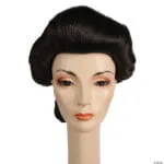Adults Brown Ponytail with Curls Wig