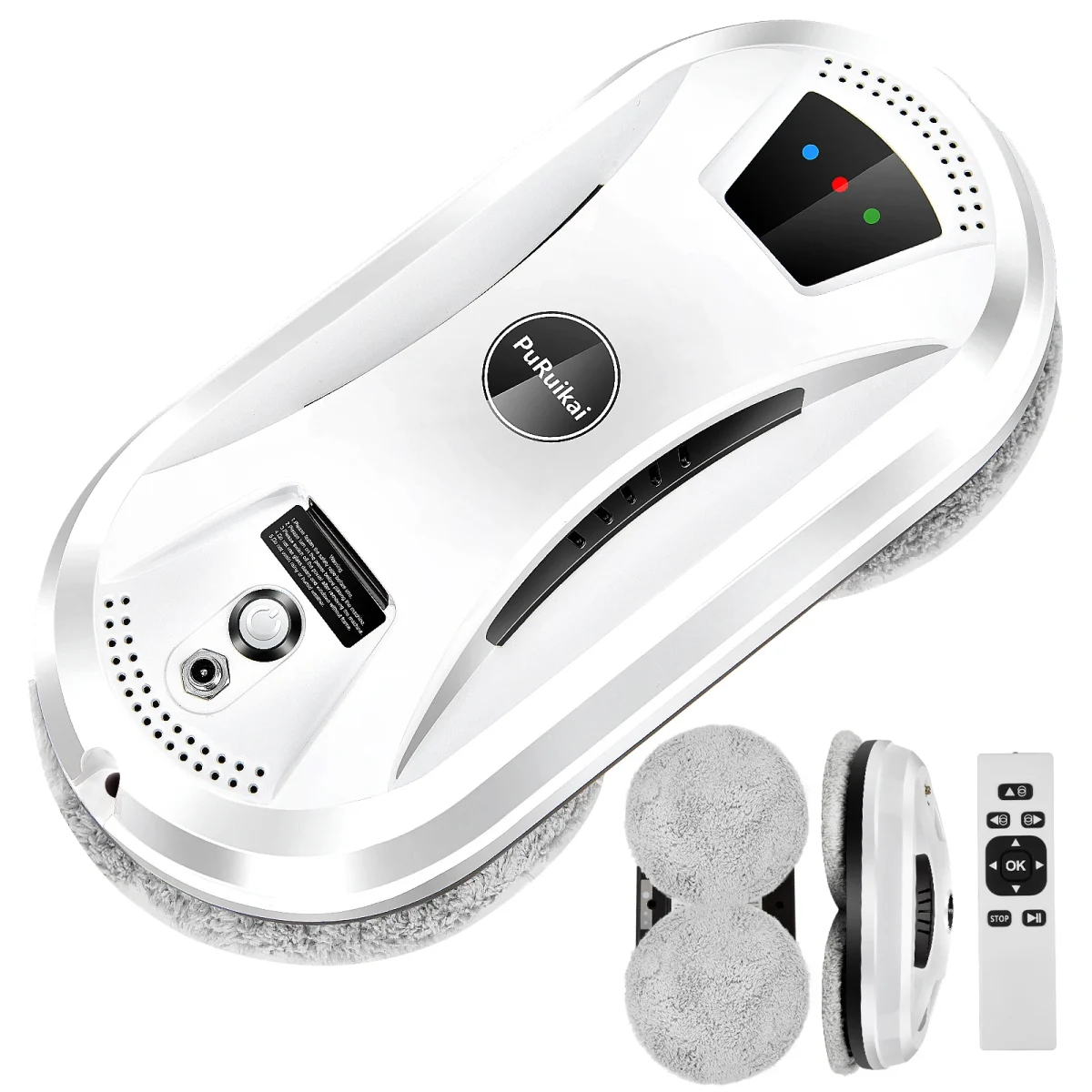 PuRuiKai Ultra Thin Robot Vacuum Cleaner Window Cleaning Robot Window Electric Glass Limpiacristales Remote Control For Home - Image 7