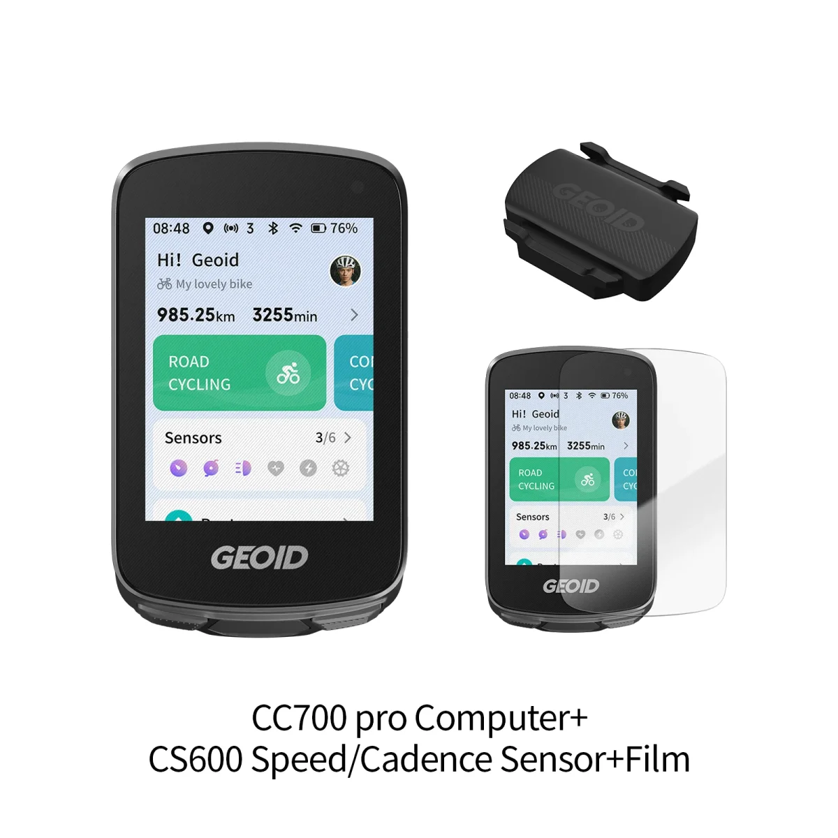GEOID CC700Pro Bike Computer Wireless Color Touchsreen Bicycle Speedometer Map Navigation Cycling Speedometer Odometer - Image 10