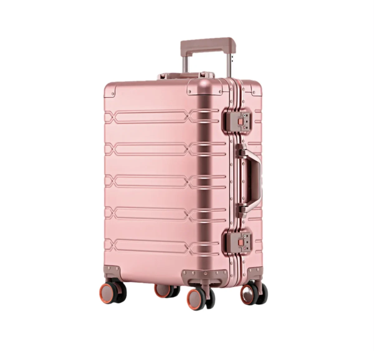 2024 New Large Capacity Durable Luggage Sets Aluminum Suitcase Women Girl Carry-On Boarding Travel 20/24/29 - Image 6