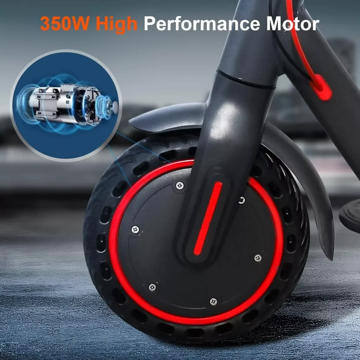 AOVOPRO LADPED LP60 Electric Scooter 350W 19mph Max Speed 8.5inch tire Folding Electric Scooter 16miles Max Range for Adult - Image 3