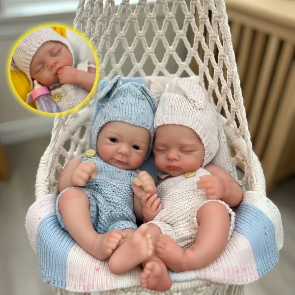 1 PCS/2 Styles Open Mouth Solid bebe reborn de silicona Girl Dolls With Painted Skin Soft Washable Body Newborn Silicone Dolls