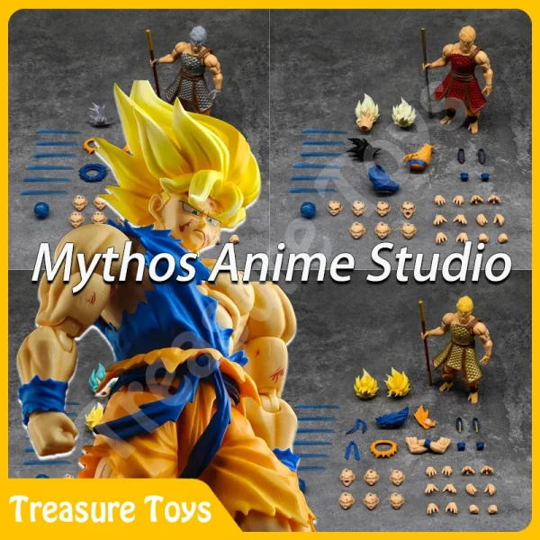 Mythos Anime Son Goku Figure Studio Dragon Ball Super Saiyan SSB Ultra Instinct Goku Monkey King Anime Action Figure Toys Gifts