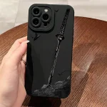 For iPhone 17 16 15 14 13 12 11 Pro Max Case The Sword Creative Pattern Protective Cover For iPhone XS Max XR 7 8 Plus 16e Funda