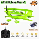 New WLtoys Remote-Controlled Aircraft Brushless Motor 3D/6G with Gyroscope Dual Wings Four Channel Airplane Boy Toy Gift