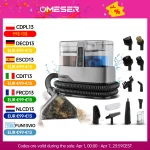 OMESER 1800W 17KPa Steam Carpet Cleaner Machine 13 IN 1 Multi-purpose Portable Dry Wet Cleaning Product for Upholstery Car Seat
