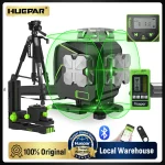 Huepar S04-5RG 16 Lines Laser Level Green Beam Self-Leveling Cross Line Laser Tool With Remote,Laser Detector &Magnetic Bracket