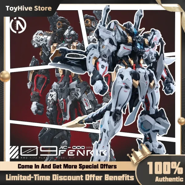 【IN STOCK】IN ERA+ RMD 1/72 FENRIR Infinite Dimensions Wolf King Barbatos Alloy Skeleton Assembly Plastic Model Kit Toy Gift